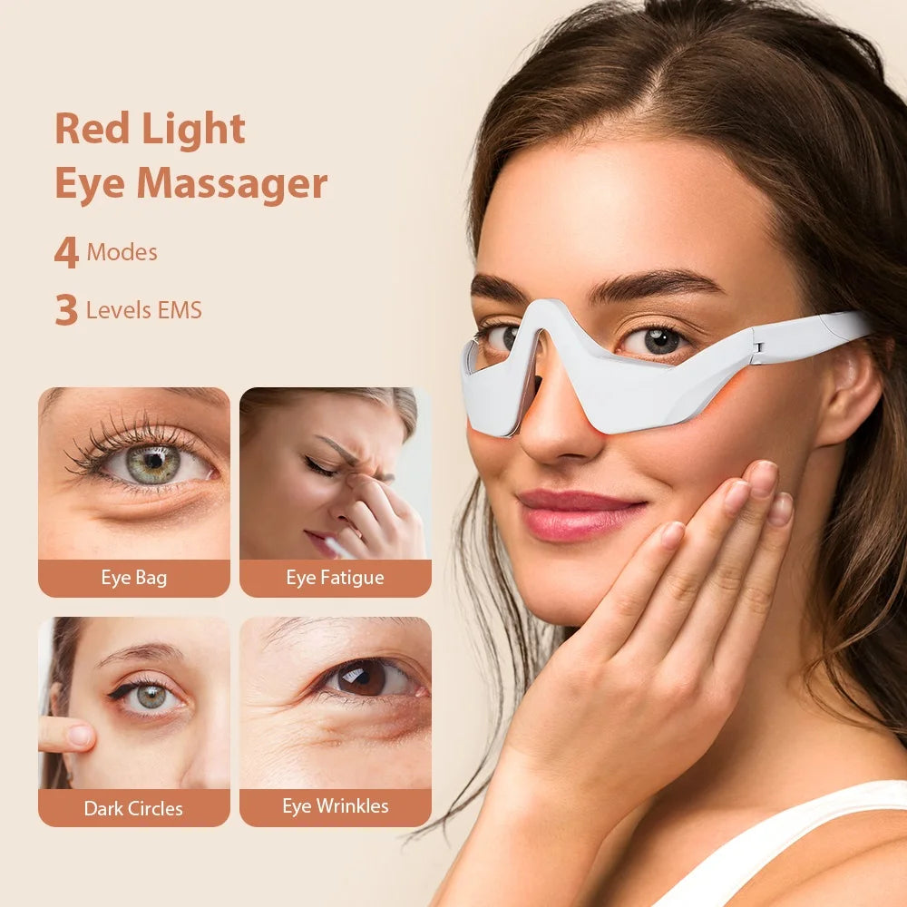 LumiEye™ – Okulary do Terapii Czerwonym Światłem | EMS + Red Light